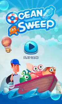 Ocean Sweep: Match 3 gratuits pour sauver l'océan Screen Shot 0