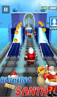 Subway Santa Surf Runner: Santa Run Game Adventure Screen Shot 10