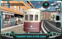 Город Трамвай Driver Симулятор Screen Shot 6