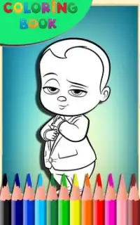 How To Color Baby Boss (coloring game) Screen Shot 2