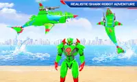 атака акулы робота трансформирующий робот игры Screen Shot 2