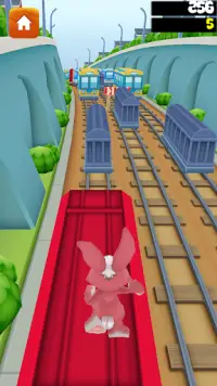 Subway Bunny Run Screen Shot 3