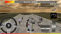 Zombie VS Car - 3D simulator Screen Shot 4