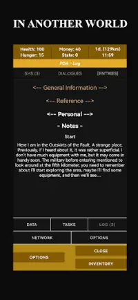 Fault Zone: Text RPG Survival Screen Shot 4