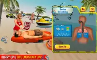 Bagnino salvataggio Beach emergenz Giochi Hospital Screen Shot 6