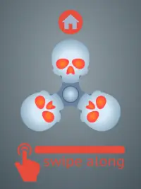 Skull Fidget Spinner Simulator Screen Shot 9