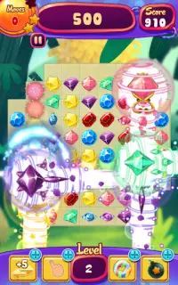 Jewel Clásico - Mejor King Diamond Match 3 Puzzle Screen Shot 5