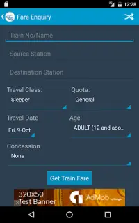 Indian Rail Train Status Screen Shot 13