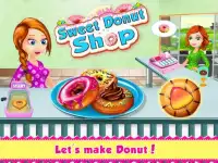 Sweet Donut Shop - Kids Cooking Games Screen Shot 0