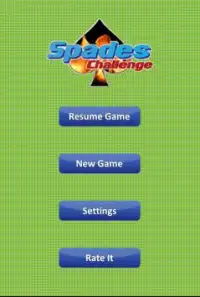 Spades Challenge Free Screen Shot 0