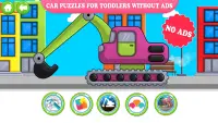 Puzzles de coches para niños Screen Shot 0