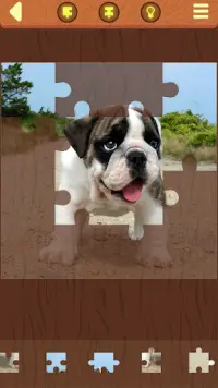 Jeux de puzzle de chien Screen Shot 2