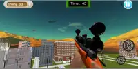 City sniper shooting 3D: City crime FPS game Screen Shot 4
