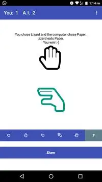 Rock Paper Lizard Scissor Spock(Best game of 2018) Screen Shot 0