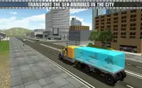 salvaje animal camión transporte animal conductor Screen Shot 2