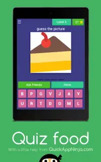 quiz food : educational games for kids Screen Shot 10