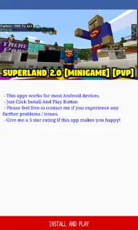 Superland Map for Minecraft PE Screen Shot 0