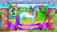 unicornio uña art salón chicas juegos Screen Shot 1