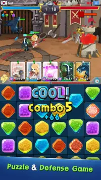Puzzle Clash: PvP Defense Game | Match Strategy Screen Shot 8