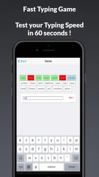 Fast Typing Game : Test your writing speed Screen Shot 0