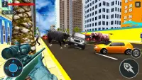 Angry Bull Attack: Bull Fight Shooting Screen Shot 3