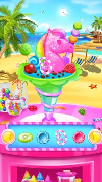 Rainbow Frozen Snowcone Maker - Glitter Desserts Screen Shot 1