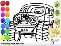 Monster Car Coloring Screen Shot 0