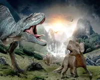 恐竜恐竜のジグソーパズル Screen Shot 2