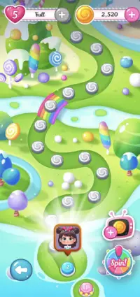 Candy Land – Free Swipe Adventure Game Screen Shot 1