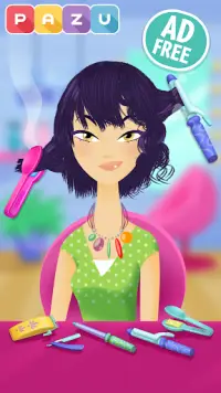 Mädchen Friseursalon - Friseur Spiele für Kinder Screen Shot 2