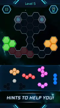 Hexa Puzzle Space - New Block Puzzle Game 2020 Screen Shot 2