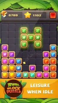 Rompecabezas de bloques Block Puzzle: Jewel Leaf Screen Shot 1