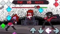 Music Battle: FNF vs Agoti Mod Screen Shot 1