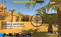 砂漠の狙撃兵Commandoの戦い Screen Shot 0