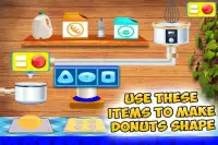 Make Donuts Top Pastry Chef kids Cooking Games 3D Screen Shot 2