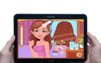 Schöne Frisuren - Mädchen Spiele Screen Shot 1