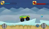 Santa Run - Monster Truck  Racing Screen Shot 1