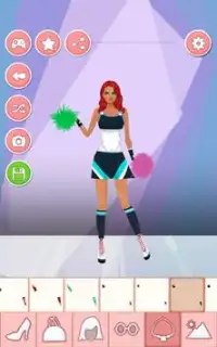 Games berdandan cheerleader Screen Shot 8