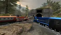 기차 레이싱 게임 3D 2인 플레이어 Screen Shot 3