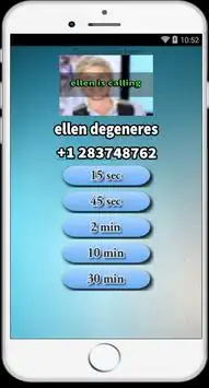 Call from Ellen show prank Screen Shot 1