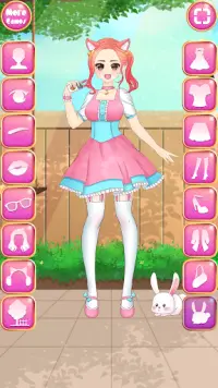 Anime Makyaj - Sevimli Çizgi Kız Modası Screen Shot 1