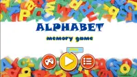 Memory game alphabet Screen Shot 0