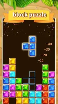 Block puzzle：gem blast Screen Shot 1