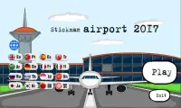 Stickman Airport 2017 Screen Shot 0