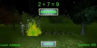 Zombie Math Screen Shot 1