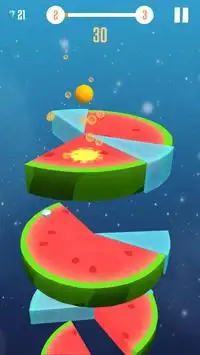 Fruit Helix Jump Screen Shot 2