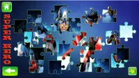 Cartoon hero Jigsaw Super puzzle games Screen Shot 2