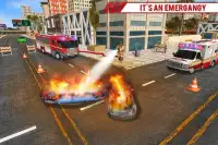 ambulância dirigindo serviço: resgatar jogos Screen Shot 2