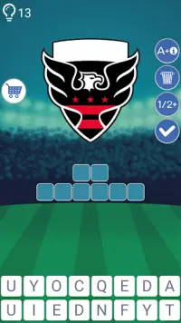 Soccer Clubs Logo Quiz Game Screen Shot 0