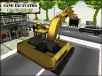 Песок Экскаватор Кран Sim 3D Screen Shot 9